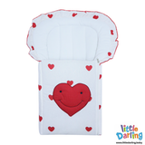 Baby Carry nest Frill Heart Embossed | Little Darling