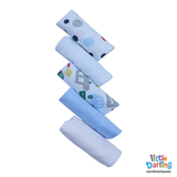 Baby Wash Cloth Pack of 5 Multi Print | Little Darling