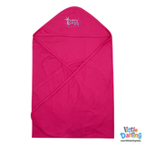 Baby Hooded Wrapping Sheet Baby Boss Embroidery | Little Darling Price in Pakistan
