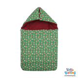 Baby Hooded Carry nest Christmas Theme Print | Little Darling