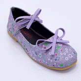 Kids Floral Ballet Flat Shoes with Bow