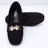 Girls Fancy Butterfly Pumps Black