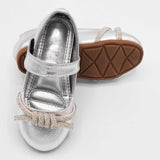 Girls White Bow Mary Jane Shoes