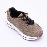 Kids Sport Sneakers Brown