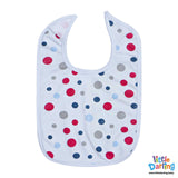 Baby Bibs Polka Dot Print Pk of 3 | Little Darling
