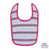 Baby Bibs Striped Pack of 3 | Little Darling