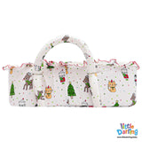 Infant Moses Basket Animal Print | Little Darling