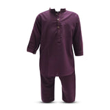 Boys Purple Kurta Pajama | Little Darling Price in Pakistan