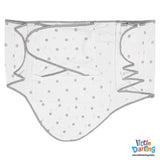 Baby Swaddler Wrap Polka Dot Print | Little Darling