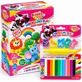 Kiddy Clay Modelling Clay Set 12 Pastel Colors