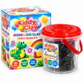 Kiddy Black Modelling Clay Bucket Set for Kids