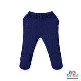 4 Pcs Knitted Gift Set Navy Blue | Little Darling
