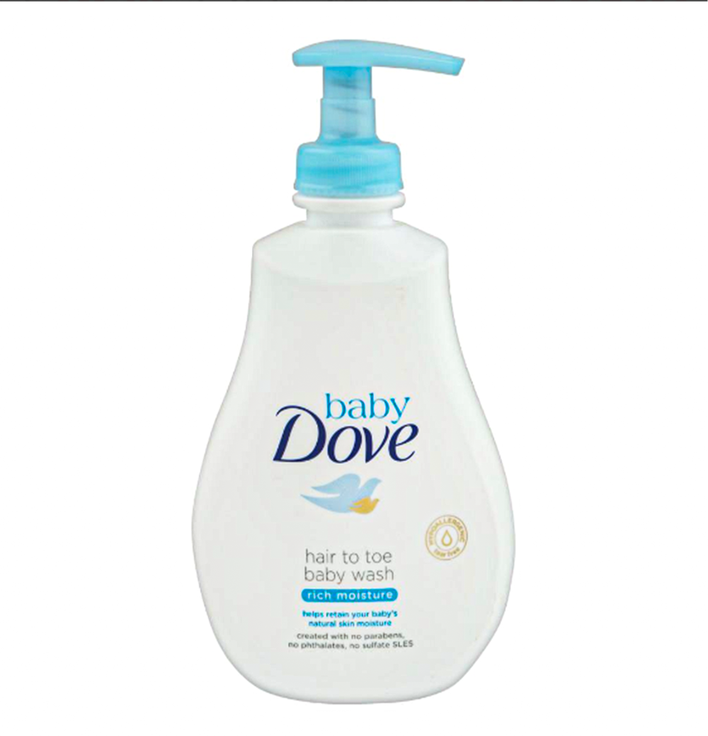 Baby Dove 400ML Hair To Toe Baby Wash Rich Moisture Price in Pakistan