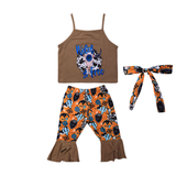 Kids Outfit Cow Print – 3 Piece Set