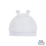 Baby Woolen Waffle Knit 4-Piece Giftset White | Little Darling