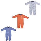 Baby Sleepsuit 3-Pack Dino Print | Mamas & Papas