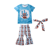 Kids Outfit Sky Blue – 3 Piece Set