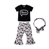 Kids Halloween Boo Outfit – 3 Piece Set