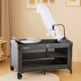 Baby Travel Cot Grey Color | Kidilo