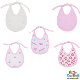 Baby Bibs Pack of 5 Multi Print | Little Darling