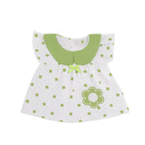 Baby Girls Green Polka Dot Top & Shorts Set