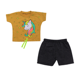 Girls Outfit Set Unicorn Print