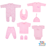 8 Pcs Gift set Princess Embroidery | Little Darling