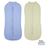 Baby Peanut Swaddle Sky Blue & Cream Color | Little Darling