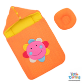 Baby Hooded Carry nest Sun Embossed | Little Darling