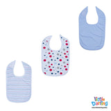 Baby Bibs Polka Dot Print Pk of 3 | Little Darling