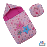 Baby Hooded Carry nest Star Embossed | Little Darling