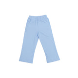 Girls Sky Blue MIU Printed Top & Trouser Set