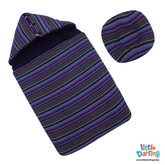 Baby Hooded Carry nest Multi Striped | Little Darling