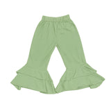 Girls Mint Green Hello Beautiful Flared Set