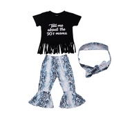 Kids Outfit Black Color – 3 Piece Set