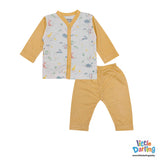 Baby Night Suit Mustard Color | Little Darling