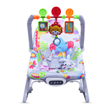 Baby Bouncer Rocker with Music & Toy Bar Multi Color