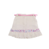 Girls Pink Floral Top & Cream Skirt 2 Piece Set