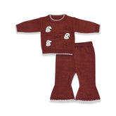 Baby Girl Knit Sweater & Pants Set