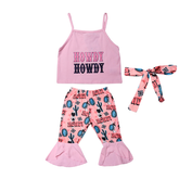 Kids Outfit Pink Color – 3 Piece Set