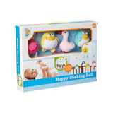 Happy Shaking Bell Birds Musical Cot Hanger, 4 Pieces D146