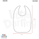 Baby Bibs I Love Mummy Daddy Print Pack of 3