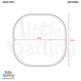 Soft Baby Wash Cloth Set Pack of 5 | Little Darling