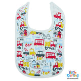 Baby Bibs Pk of 3 Truck & Car | Little Darling