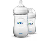 AVT Feeder 260ml Pk/2 Natural 1M+ Avent Natural
