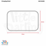 Changing Sheet Black Strips | Little Darling