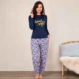 Women's Good Night Cotton Shirt & Trouser Set