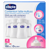 Chicco Multi-Use Milk Storage Containers 150ml