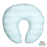 Feeding Pillow Mint Green Stripes | Little Darling