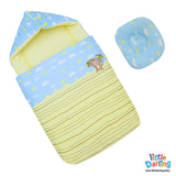 Baby Carry Nest Hooded Monkey & Cloud Print | Little Darling